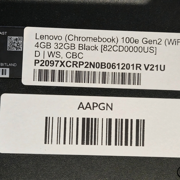 Lenovo 100E Chromebook 2ND Gen Laptop Computer 4GB RAM, 32GB eMMC TLC SSD - Picture 6 of 12